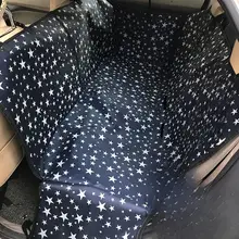 耐水性オックスフォード布製ペットカーシートカバー【後部座席用・汚れ防止・毛が付きにくい・シートベルト付き】