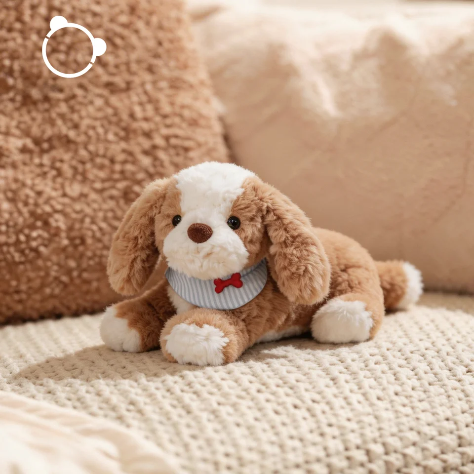 ぬいぐるみ 子犬 リアル もこもこ 癒やし 添い寝 抱き枕 キッズ 男の子 女の子 誕生日プレゼント 「SOFtlife」