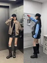 厚底の長筒ブーツ【レトロデザイン・バックル付き・女性用】