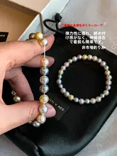 S家 カラフルパールブレスレット【女性用・洗練されたデザイン・軽やかさ】