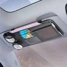 サンシェード収納ポケット【運転席用・メガネホルダー付き・多機能小物入れ】（セットアップ対応）