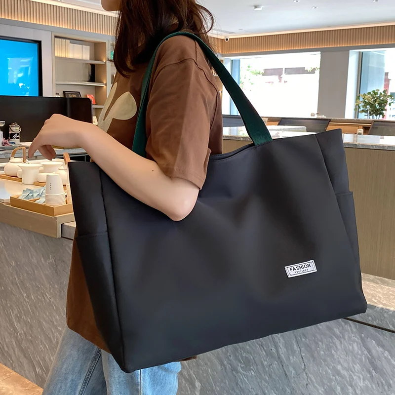 大容量トートバッグ【旅行用・収納便利・男女兼用】