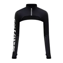 ゴルフ用 レディースアイスシルク紫外線カット長袖シャツ【快適なアウトドア用・肩保護・一体型】