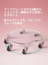RUNWE 静音設計の腹筋ローラー【六輪・男女兼用・家庭用】