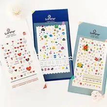 可愛いデザインのPVCデコレーションステッカー【日記・手帳用・ネイルシール】
