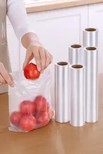 使い捨て保存袋 家庭用 食品グレード 平口 厚手 プラスチック封入袋 冷蔵庫用 食品袋