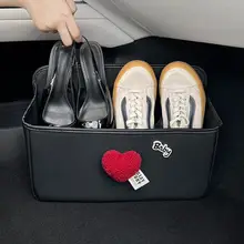 車載用シューズボックス【可愛いキャラクター・助手席用・収納便利】