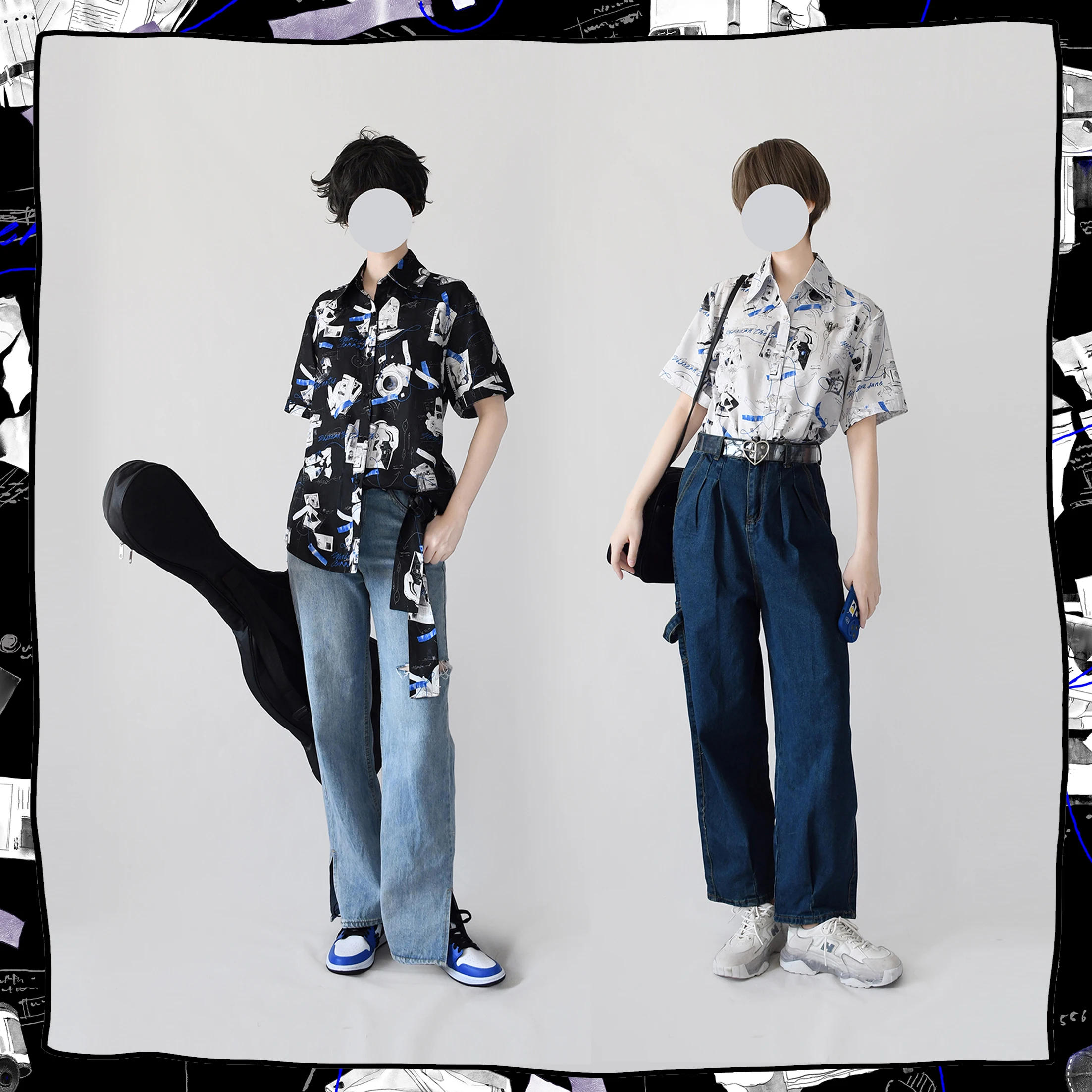植物園の思い出・レトロ花柄シャツ：ガーデニングファッションの定番としての実用性とデザイン性
