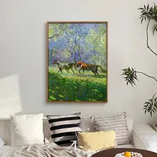 純手描きの新中式リビングルーム装飾油彩画【南洋風デザイン】