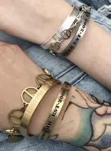 カップル用スタイリッシュシンプルブレスレット【ユニセックス・ヒップホップスタイル・ストリートファッション】