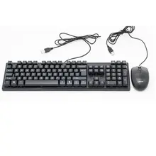 Licol KB1008 有線キーボード&マウスセット【デスクトップ・ノートパソコン用・USBコネクタ・スタイリッシュ  】