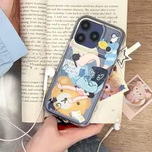 浮かぶ女の子デザインのスマホケース【iPhone対応・可愛らしい夏】【ダブルレイヤーIMD・マット仕上げ】