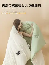 極上の柔らかさのダイズ繊維掛け布団【冬用・保温性・シングルサイズ・オールシーズン対応】