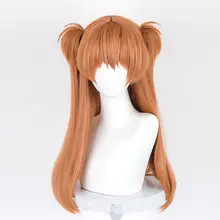 アスカ風 コスプレウィッグ【シリコンスカルプ付き・ヘアアクセサリー販売中】