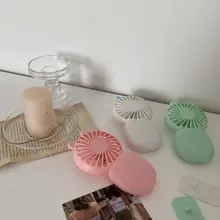 ポータブルミニファン【USB充電・卓上スタンド付き】