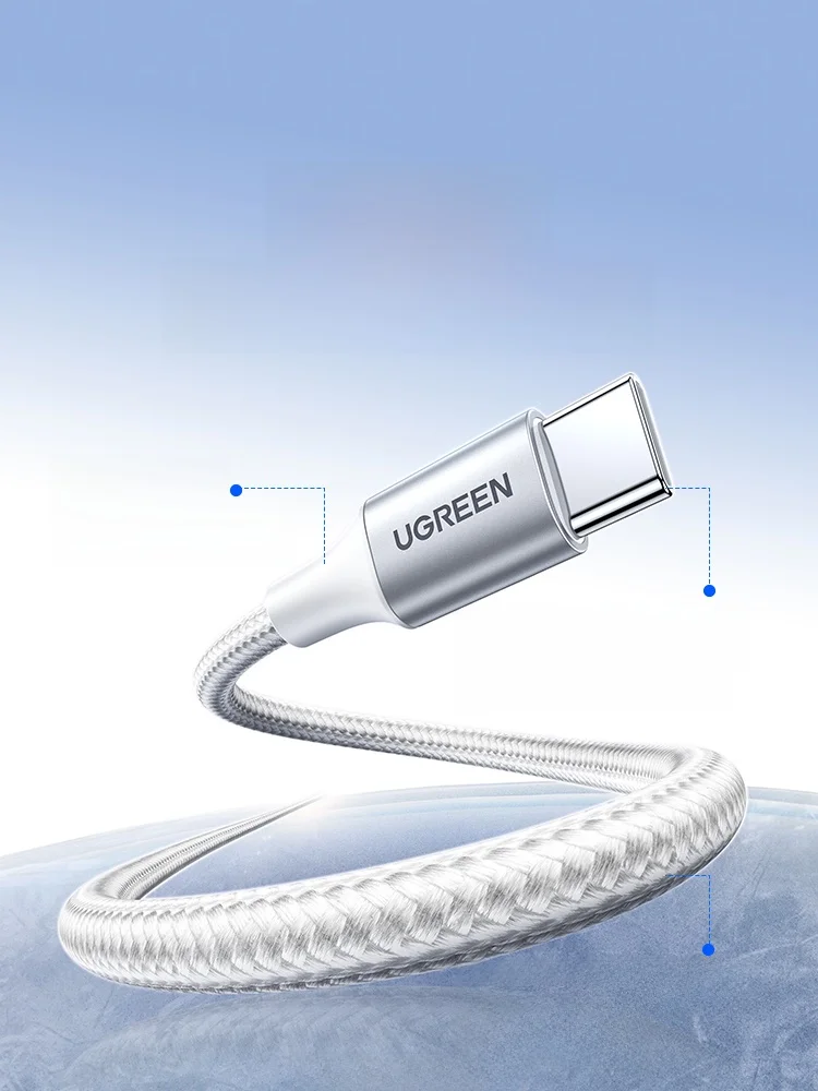 高効率USB-C充電ケーブル：急速充電対応の3メートル長さでデータ転送も可能