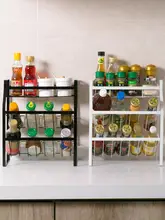 調味料 収納ラック 多機能 材質：プラスチック