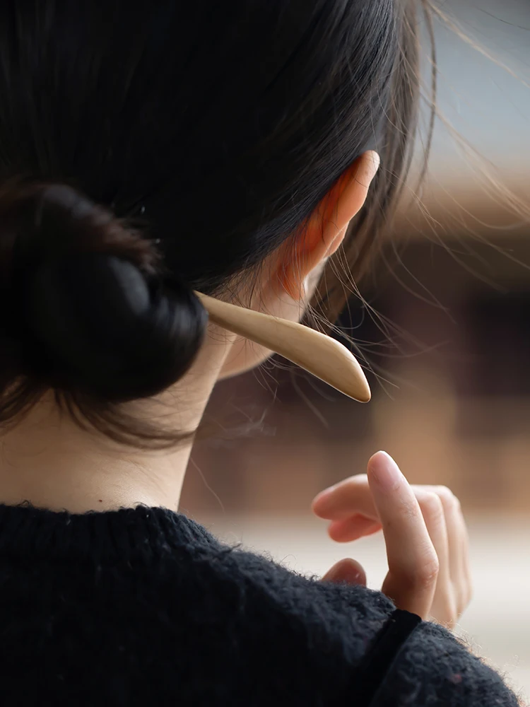 純桃木のヘアピン：伝統工芸と現代デザインの融合を実現