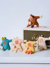 置物 陶器 アニマルモチーフ 十二支 招き猫 金運アップ 茶ペット インテリア雑貨