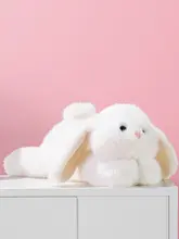 MINISO うさぎ ぬいぐるみ 寝そべり モコモコ かわいい おもちゃ 彼女 プレゼント ギフト「MINISO」