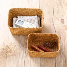 KENS デスク用ミニ収納バスケット【シーグラス製・リモコンや化粧品、鍵の整理に最適】