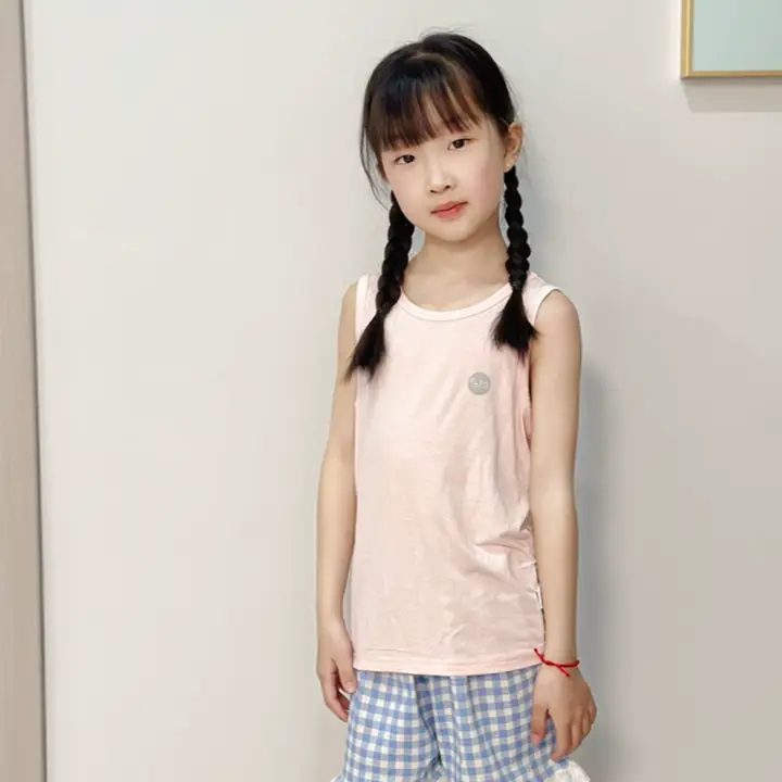子供用 モダール素材のタンクトップ【秋冬インナー・男女兼用】