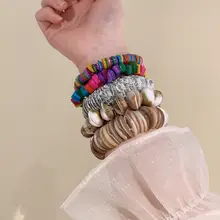 天然貝殻シェルブレスレット【ビーチデザイン・ハンドメイド・旅行用アクセサリー】