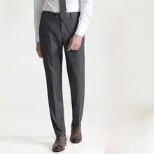 秋冬用のゆったりストレートビジネスパンツ【カジュアル・二色展開】