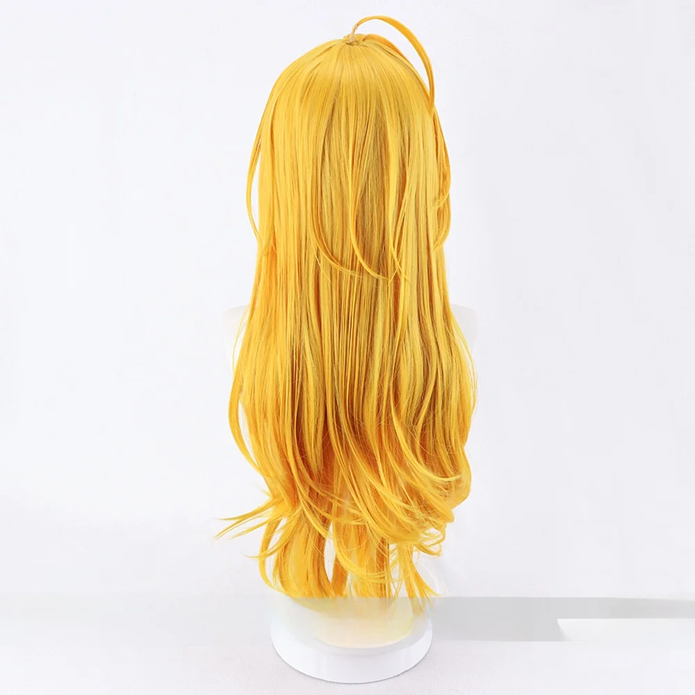 コスプレ用 パンディウィッグ【金色・フリンジ付き】：万圣节に簡単かつリアルな見た目を実現