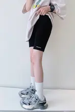 女の子用 サイクリングショートパンツ【高弾力・ヨガ対応】