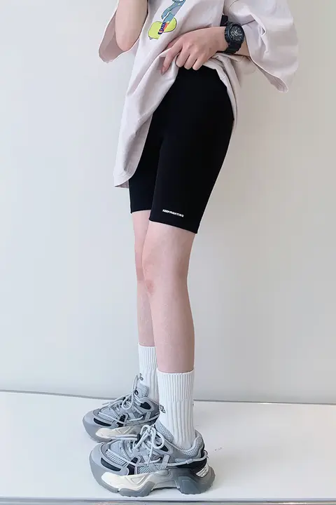 女の子用 サイクリングショートパンツ【高弾力・ヨガ対応】