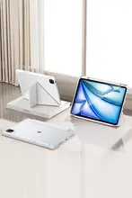 SmartDevil iPad Air用保護ケース【軽量・アクリル・マグネット式・ペンホルダー付き・Y型折りたたみ・回転機能】
