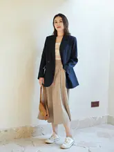 ツートンデザインのフィット春向けジャケット【女性用・カジュアル・スーツスタイル】（セットアップ対応  ）