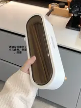 大容量の箸収納ボックス【蓋付き・水切り機能・キッチン用・防塵】