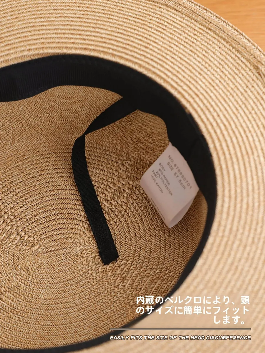 フレンチホリデースタイルストローニット帽子夏ハイセンス：アウト  ドア ハット おしゃれの定番としての実用性とデザインバランス