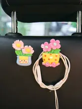 車載用フロントフック【可愛い花柄・多機能・カートゥーンデザイン】