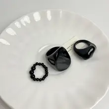 2025年新作黒豆コンビ ネーションリング