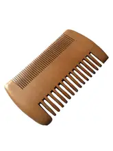 携帯用桃の木製幅広櫛【ビアードケア・頭皮の清潔に最適】