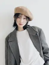 極上の柔らかさ 羊毛製 ベレー帽【秋冬用・女性・カジュアルイギリス風】