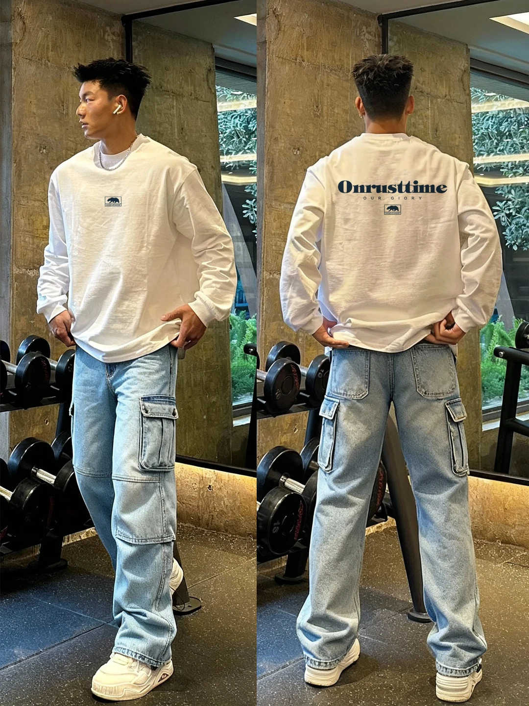 オーバーサイズの長袖Tシャツ：春から冬にわたる日常着の最適な選択肢