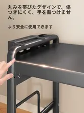 キッチン用伸縮式収納ラック【電子レンジ・オーブン対応・多機能・台所用】