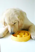 Mango ペット用スローフードボウル【防翻転・大型犬用・ゆっくり食べる設計】
