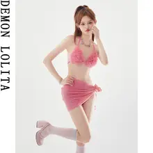 女性用水着【三点セット・セクシー・ビキニ・リゾート用】（セットアップ対応）