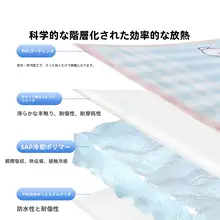 ペット用冷感マット【春夏用・防水・犬用デザイン】