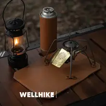折りたたみ式カセットコンロ【アウトドア・携帯型・チタン合金製】