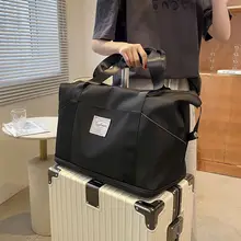 軽量大容量トラベルバッグ【キャリーバッグに取り付け可能・ハンドバッグ】