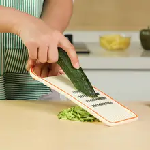 野菜用スライサー【細切り・太切り両用・キュウリ用・キッチン便利グッズ】