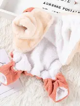 犬用秋冬用うさぎデザインのサスペンダーパンツ【保温・防風・可愛い】