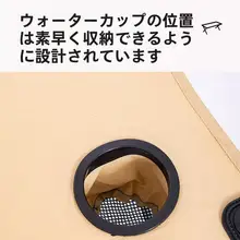 超軽量折りたたみコットンテーブル【アウトドア・収納便利・正方形】（セットアップ対応）