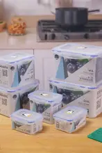長方形の高さのある食材保存容器【冷蔵庫用・密閉式・フードグレード】